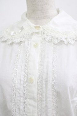 画像4: metamorphose / はしごレースブラウス Free オフ H-25-08-19-057-ME-BL-NS-ZH