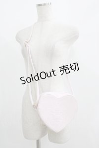 BABY,THE STARS SHINE BRIGHT / BABYオリジナル型押しハートポシェット  ピンク H-25-08-19-061-BA-BG-NS-ZH