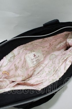 画像3: m petit by misako / NINA'Sコラボベロアリボン2wayバッグ  ブラック H-25-08-19-063-LO-BG-NS-ZH