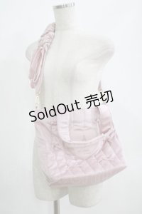 m petit by misako / NINA'Sコラボベロアリボン2wayバッグ  ピンク H-25-08-19-064-LO-BG-NS-ZH