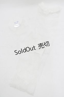 画像1: BABY,THE STARS SHINE BRIGHT / Le Jardin de Fraisesくみゃちゃんシースルーオーバーニーソックス  オフ H-25-08-19-075-BA-ZA-NS-ZH