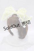 Angelic Pretty / フリルシースルーカチューシャ  イエロー H-25-08-19-079-AP-AC-NS-ZH
