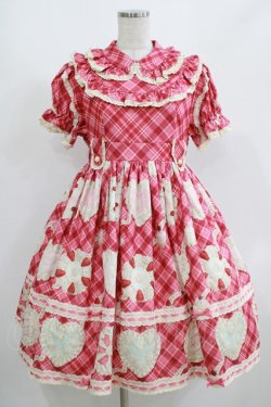 画像1: Choker Rabbit（海外ロリータブランド） / Rose Flamboise ワンピース XL ピンク H-25-08-19-009-GO-OP-NS-ZH