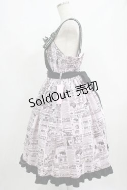 画像2: metamorphose / 【プラスサイズ】いたずら黒猫Wanted! サスペンダージャンパースカート プラスサイズ ピンク H-25-08-19-002-ME-OP-NS-ZH