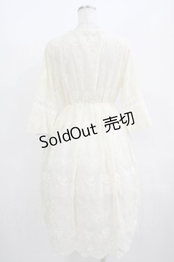 画像3: axes femme / キャミワンピ付きレースチュニ M 生成り H-25-08-19-020-AX-OP-NS-ZH