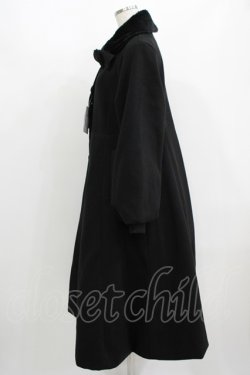 画像2: m petit by misako / AM*リボンコート LL ブラック H-25-08-19-023-LO-CO-NS-ZH