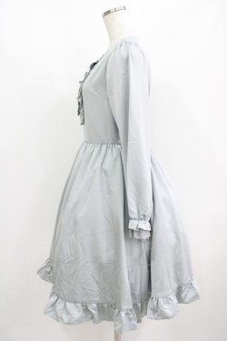 画像2: axes femme / プリーツフリルデザインワンピース M ブルー H-25-08-19-025-AX-OP-NS-ZH