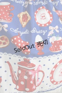 画像4: Angelic Pretty / French Cafe 切替ジャンパースカートSet Free ブルー H-25-08-20-003-AP-OP-NS-ZH