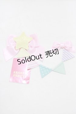 画像1: Angelic Pretty / Happy Garlandミニブローチ  ピンク H-25-08-20-035-AP-AC-NS-ZH