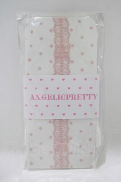 画像1: Angelic Pretty / Dot Ribbon Laceタイツ  オフ/ピンク H-25-08-20-038-AP-ZA-NS-ZH