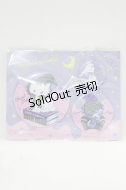 画像1: Angelic Pretty / Magical Milk Cats缶バッジSet  パープル H-25-08-20-042-AP-ZA-NS-ZH
