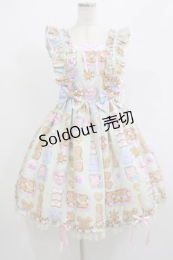 画像1: Angelic Pretty / Sweet Cookie Boxジャンパースカート Free ミント H-25-08-20-004-AP-OP-NS-ZH