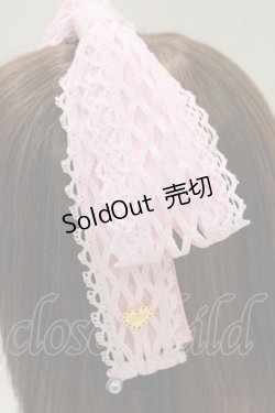 画像2: Angelic Pretty / Sweetトーションリボンカチューシャ  ピンク H-25-08-20-049-AP-AC-NS-ZH
