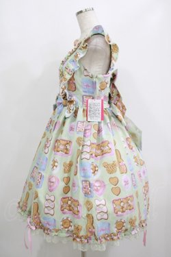画像2: Angelic Pretty / Sweet Cookie Boxジャンパースカート Free ミント H-25-08-20-004-AP-OP-NS-ZH