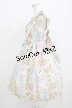 画像2: Angelic Pretty / Sweet Cookie Boxジャンパースカート Free ミント H-25-08-20-004-AP-OP-NS-ZH