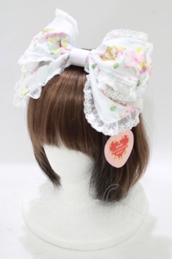 画像1: BABY,THE STARS SHINE BRIGHT / 夢色に花舞うPrincess Garden Party柄カチューシャ  サックス H-25-08-20-052-BA-AC-NS-ZH