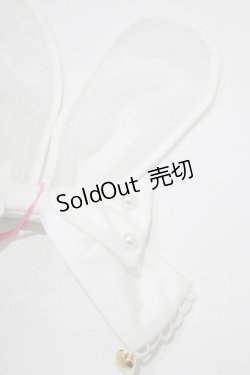 画像2: Angelic Pretty / おしゃまBunnyカチューシャ  オフ H-25-08-20-055-AP-AC-NS-ZH