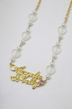 画像1: Angelic Pretty / Angelicプレートネックレス  ゴールド H-25-08-20-062-AP-AC-NS-ZH