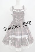 Angelic Pretty / タータンチェックDreaming Girlジャンパースカート Free ブラウン H-25-08-20-005-AP-OP-NS-ZH