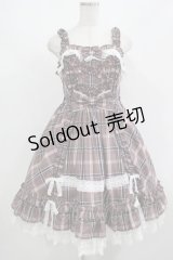 Angelic Pretty / タータンチェックDreaming Girlジャンパースカート Free ブラウン H-25-08-20-005-AP-OP-NS-ZH