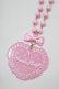 画像1: Angelic Pretty / ドットLovely Heartクッションネックレス  ピンク H-25-08-20-065-AP-AC-NS-ZH (1)