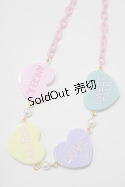 画像1: Angelic Pretty / ドリーミィハートキャンディチョーカー  ピンク H-25-08-20-067-AP-AC-NS-ZH