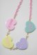 画像1: Angelic Pretty / ドリーミィハートキャンディチョーカー  ピンク H-25-08-20-067-AP-AC-NS-ZH (1)
