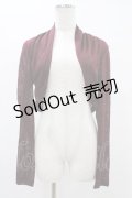 Rozen Kavalier / バック刺繍ボレロ  ボルドー H-25-08-20-1041-OO-TO-KB-ZH