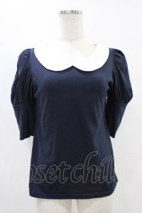 MILK / ロングパフTee  ネイビー H-25-08-20-1047-ML-TO-KB-ZH