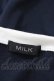 画像3: MILK / ロングパフTee  ネイビー H-25-08-20-1047-ML-TO-KB-ZH (3)