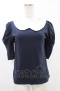 MILK / ロングパフTee  ネイビー H-25-08-20-1049-ML-TO-KB-ZH