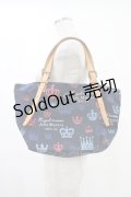 Jane Marple / Royal Crownのトートバッグ  ネイビー H-25-08-20-1012-JM-BG-KB-ZH