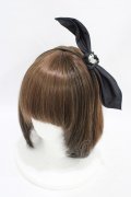 MILK / リボンカチューシャ  ブラック H-25-08-20-1002-ML-AC-KB-ZH