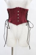 ATELIER PIERROT / Decay Gauze Corset  ワイン H-25-08-20-1014-EL-TO-KB-ZH