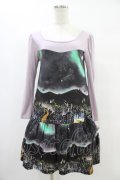 MILK / Aurora cityワンピース  オーロラ×ラベンダーピンク H-25-08-20-1029-ML-OP-KB-ZH