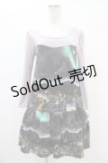 MILK / Aurora cityワンピース  オーロラ×ラベンダーピンク H-25-08-20-1029-ML-OP-KB-ZH