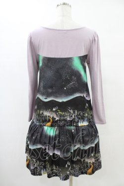 画像2: MILK / Aurora cityワンピース  オーロラ×ラベンダーピンク H-25-08-20-1029-ML-OP-KB-ZH