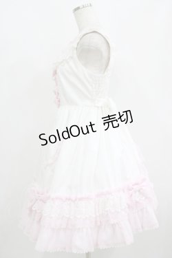 画像2: Angelic Pretty / Powder Heartジャンパースカート Free オフ/ピンク H-25-08-20-001-AP-OP-NS-ZH