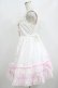 画像2: Angelic Pretty / Powder Heartジャンパースカート Free オフ/ピンク H-25-08-20-001-AP-OP-NS-ZH (2)