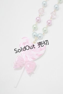 画像1: Angelic Pretty / POP Heartロリポップネックレス  ピンク H-25-08-20-071-AP-AC-NS-ZH