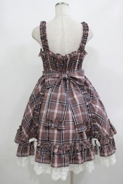 画像3: Angelic Pretty / タータンチェックDreaming Girlジャンパースカート Free ブラウン H-25-08-20-005-AP-OP-NS-ZH