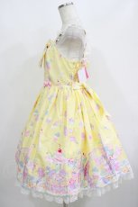 画像2: Angelic Pretty / MilkyPlanetリボンジャンパースカートSet Free イエロー H-25-08-20-074-AP-OP-NS-ZH (2)
