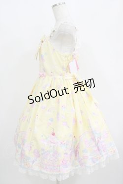 画像2: Angelic Pretty / MilkyPlanetリボンジャンパースカートSet Free イエロー H-25-08-20-074-AP-OP-NS-ZH