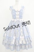 Angelic Pretty / Romantic Jewelryジャンパースカート Free ブルー H-25-08-20-006-AP-OP-NS-ZH