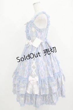 画像2: Angelic Pretty / Romantic Jewelryジャンパースカート Free ブルー H-25-08-20-006-AP-OP-NS-ZH