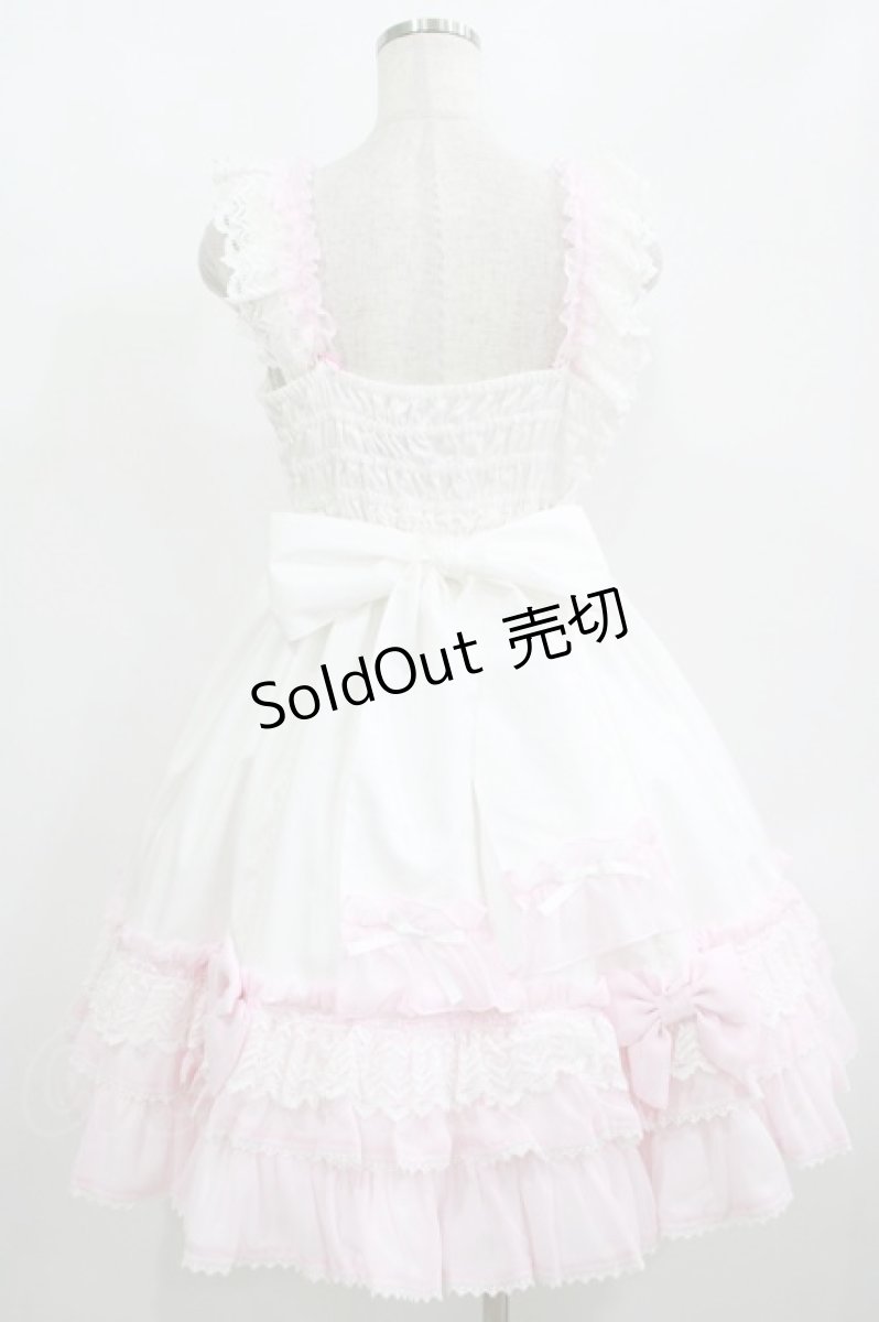 画像3: Angelic Pretty / Powder Heartジャンパースカート Free オフ/ピンク H-25-08-20-001-AP-OP-NS-ZH (3)