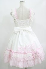 画像3: Angelic Pretty / Powder Heartジャンパースカート Free オフ/ピンク H-25-08-20-001-AP-OP-NS-ZH (3)