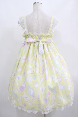 画像3: Angelic Pretty / Fluffy Puff BunnyジャンパースカートSet Free イエロー H-25-08-20-007-AP-OP-NS-ZH