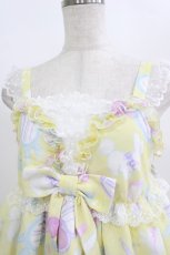 画像6: Angelic Pretty / Fluffy Puff BunnyジャンパースカートSet Free イエロー H-25-08-20-007-AP-OP-NS-ZH (6)