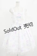 Angelic Pretty / Fluffy Puff Bunnyジャンパースカート Free オフ H-25-08-20-008-AP-OP-NS-ZH